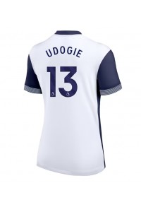 Tottenham Hotspur Destiny Udogie #13 Voetbaltruitje Thuis tenue Dames 2024-25 Korte Mouw